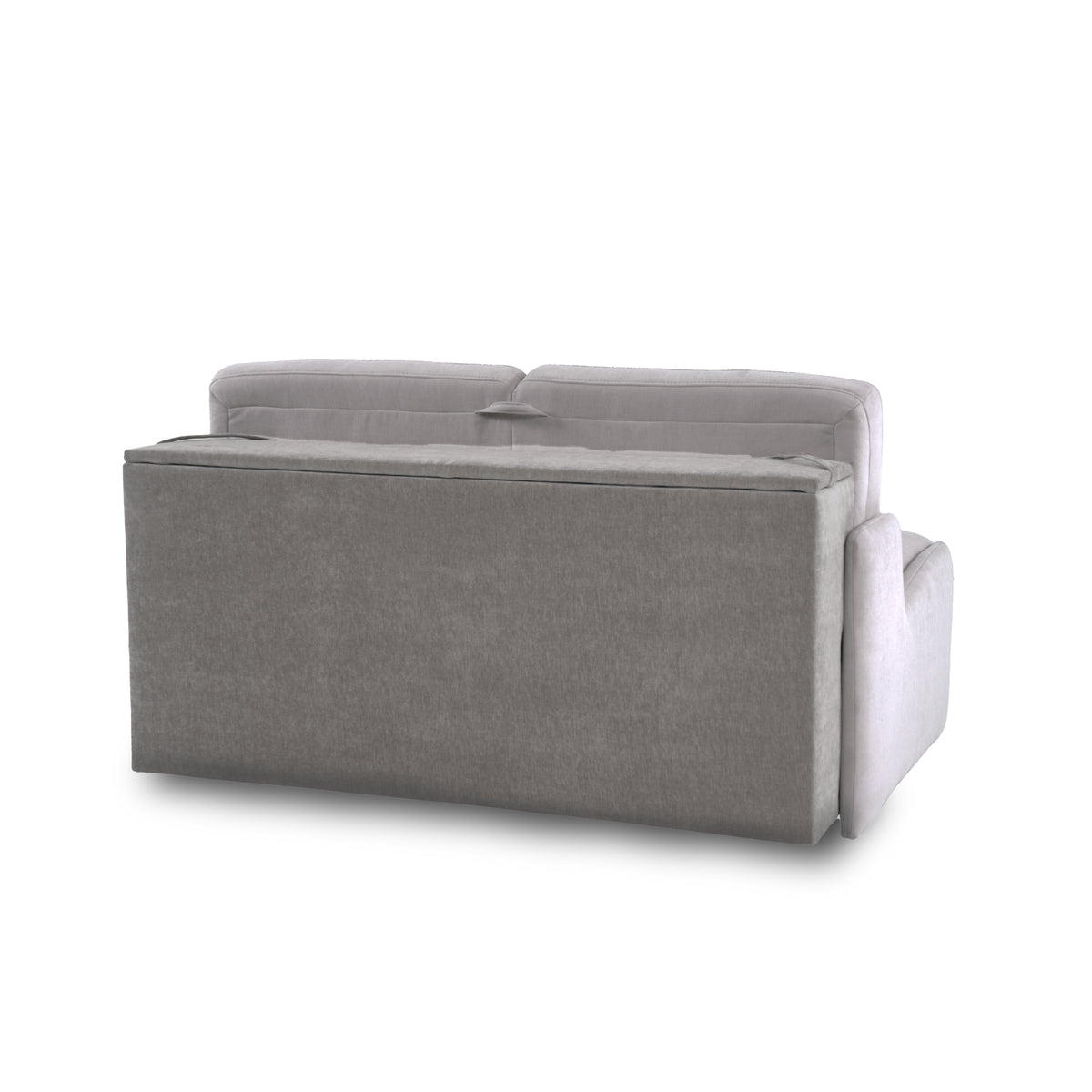 Sofa KIRA bez boków z funkcją spania codziennego stelaż włoski z materacem 120 cm i pojemnikiem