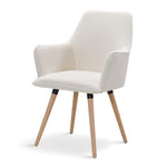 Krzesło tapicerowane COSMO na drewnianych nóżkach