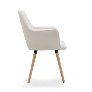 Krzesło tapicerowane COSMO na drewnianych nóżkach