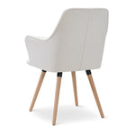 Krzesło tapicerowane COSMO na drewnianych nóżkach