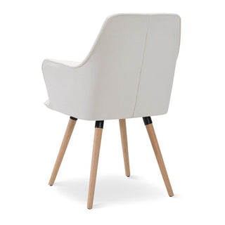 Krzesło tapicerowane COSMO na drewnianych nóżkach