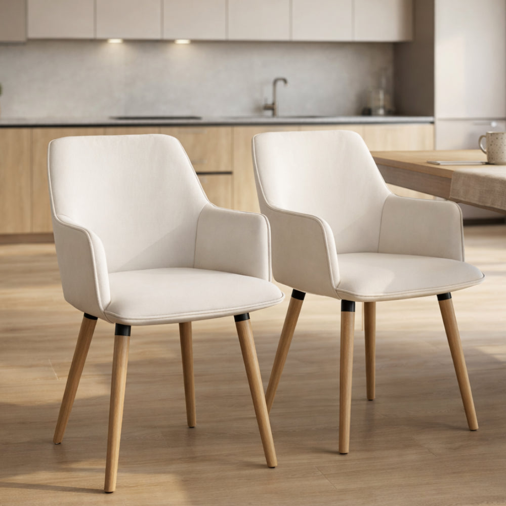 Krzesło tapicerowane COSMO na drewnianych nóżkach