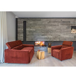 Sofa NOLA 2,5 osobowa z funkcją spania codziennego stelaż włoski z materacem 140 cm