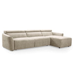 Narożnik NOLA z funkcją spania codziennego stelaż włoski z materacem 160 cm i pojemnikiem na pościel