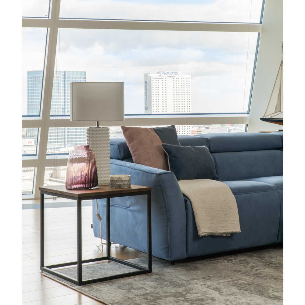 Narożnik NOLA z funkcją spania codziennego stelaż włoski z materacem 160 cm i pojemnikiem na pościel