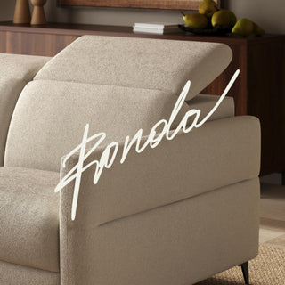 Narożnik RONDA z funkcją spania oraz pojemnikiem na pościel i ruchomymi zagłówkami