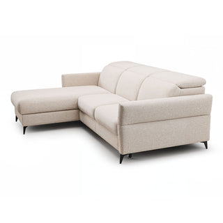 Narożnik RONDA z funkcją spania oraz pojemnikiem na pościel i ruchomymi zagłówkami