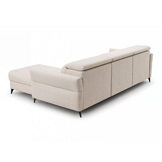 Narożnik RONDA z funkcją spania oraz pojemnikiem na pościel i ruchomymi zagłówkami