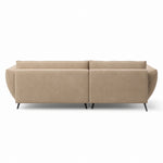 LUSH round corner sofa with sleeping function and large bedding container