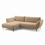 LUSH round corner sofa with sleeping function and large bedding container