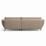 LUSH round corner sofa with sleeping function and large bedding container