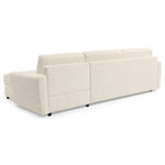 DOLLY corner sofa with daily sleeping function, Italian frame, 160 cm mattress and bedding container, right side