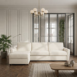 DOLLY corner sofa with daily sleeping function, Italian frame, 160 cm mattress and bedding container