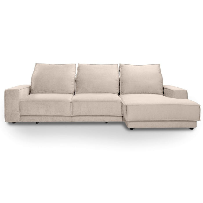 MONACCO corner sofa with sleeping function and bedding container