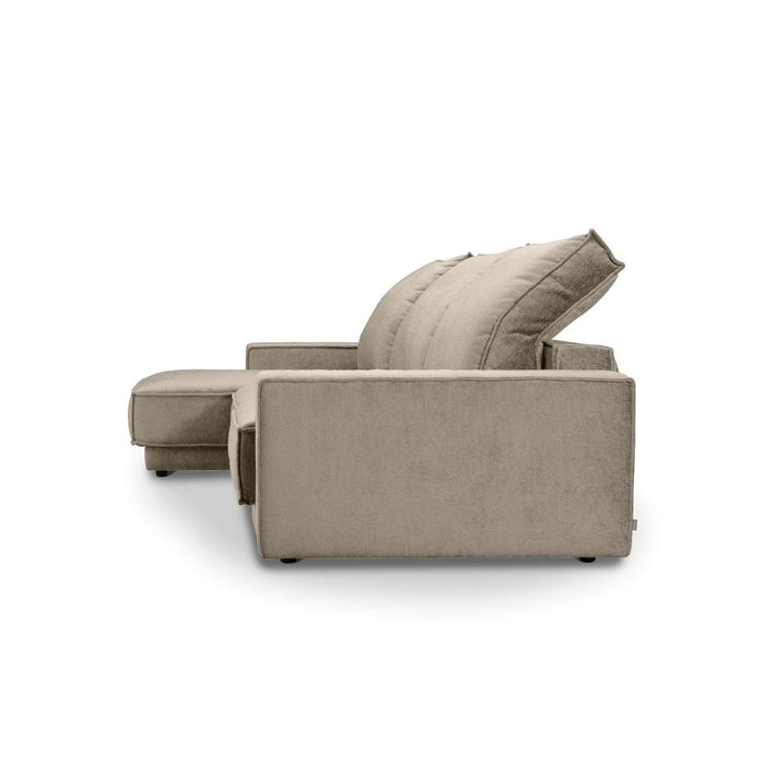 MONACCO corner sofa with sleeping function and bedding container