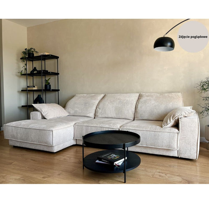 MONACCO corner sofa with sleeping function and bedding container