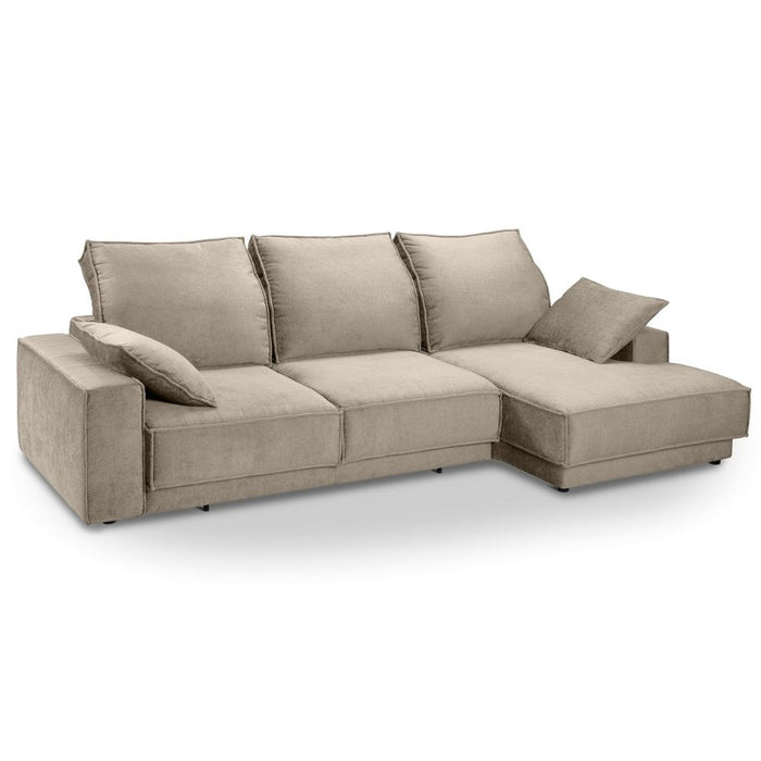 MONACCO corner sofa with sleeping function and bedding container