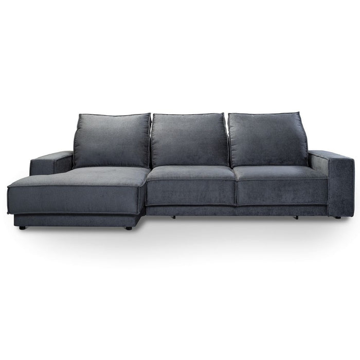 MONACCO corner sofa with sleeping function and bedding container