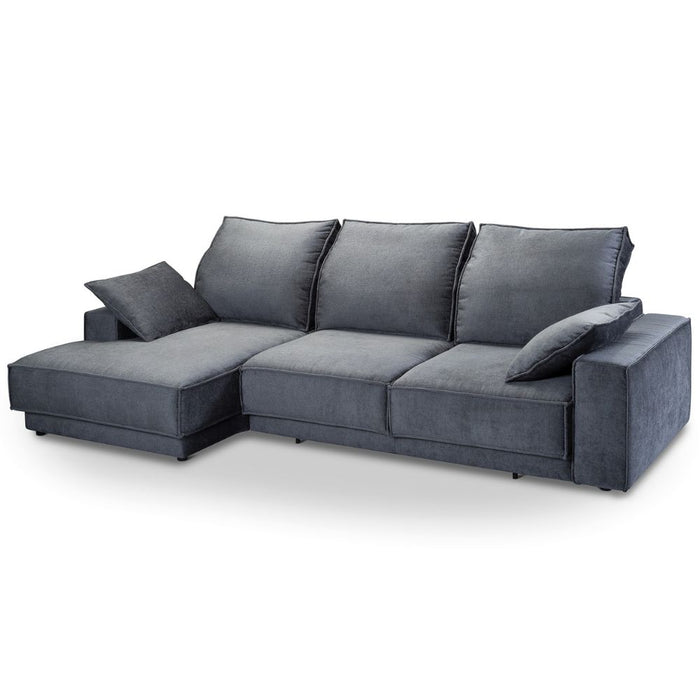 MONACCO corner sofa with sleeping function and bedding container