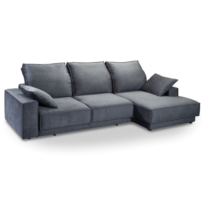 MONACCO corner sofa with sleeping function and bedding container