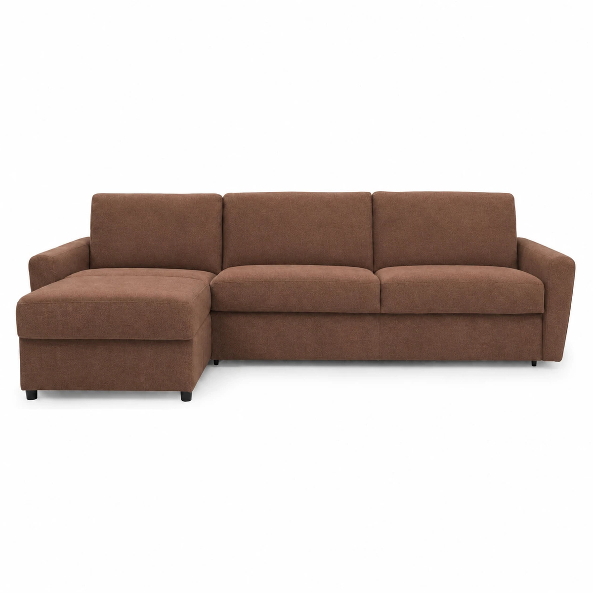 DOLLY corner sofa with daily sleeping function, Italian frame, 160 cm mattress and bedding container
