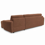 DOLLY corner sofa with daily sleeping function, Italian frame, 160 cm mattress and bedding container