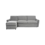 Narożnik DOLLY z funkcją spania codziennego stelaż włoski z materacem 120 cm i pojemnikiem na pościel lewostronny