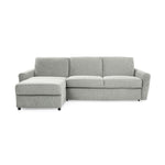 Narożnik DOLLY z funkcją spania codziennego stelaż włoski z materacem 140 cm i pojemnikiem na pościel lewostronny