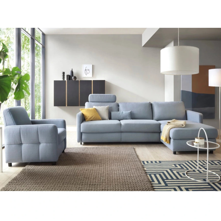 Fotel EMA wypoczynkowy ze skrzynką pod siedziskiem