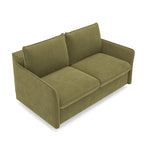 Sofa NUNO 2 osobowa z funkcją spania codziennego stelaż włoski z materacem 120 cm i pojemnikiem