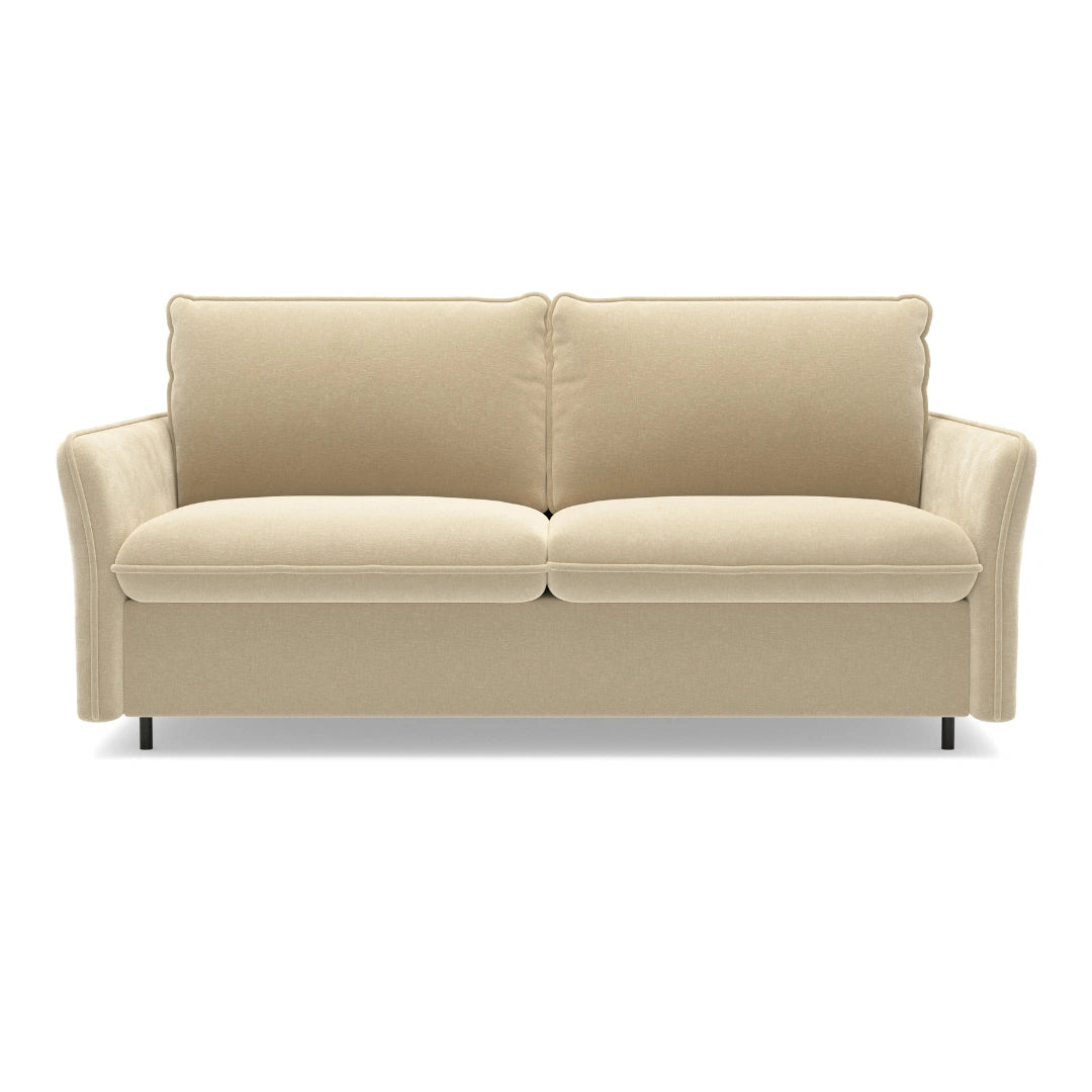 Sofa NUNO 2,5 osobowa z funkcją spania codziennego stelaż włoski z materacem 140 cm i pojemnikiem