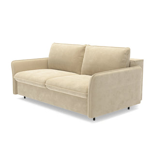 Sofa NUNO 2,5 osobowa z funkcją spania codziennego stelaż włoski z materacem 140 cm i pojemnikiem