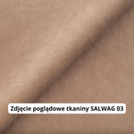 Sofa DOLLY 3 osobowa z funkcją spania stelaż włoski z materacem 160 cm i pojemnikiem