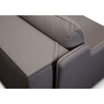 Sofa SOL 2 osobowa z funkcją spania stelaż włoski z materacem 120 cm i pojemnikiem