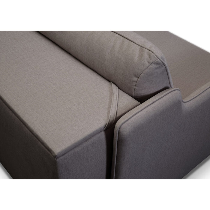 Sofa SOL 2 osobowa z funkcją spania stelaż włoski z materacem 120 cm i pojemnikiem