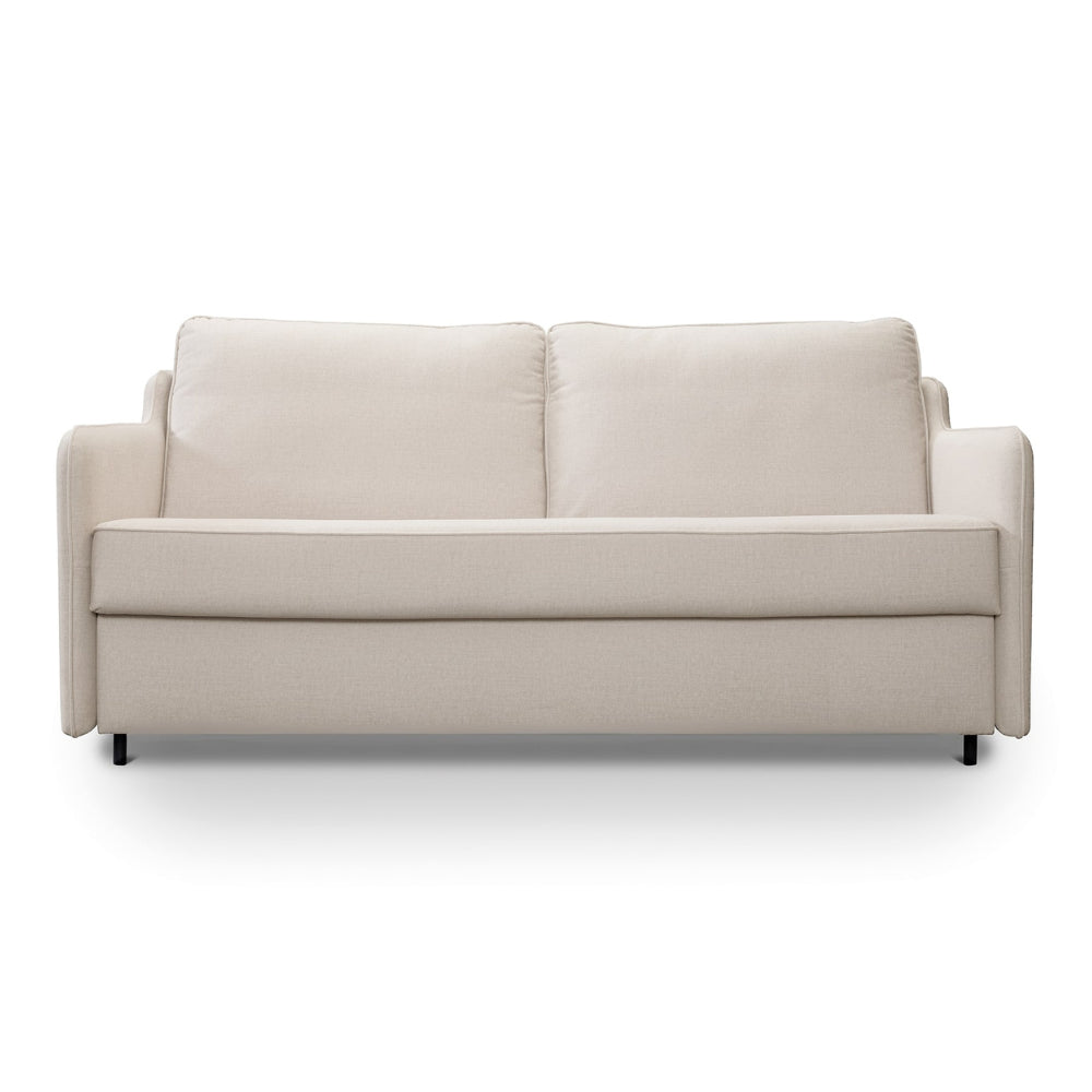 Sofa SOL 2,5 osobowa z funkcją spania stelaż włoski z materacem 140 cm i pojemnikiem