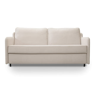 Sofa SOL 2,5 osobowa z funkcją spania stelaż włoski z materacem 140 cm i pojemnikiem