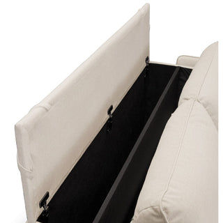 Sofa SOL 2,5 osobowa z funkcją spania stelaż włoski z materacem 140 cm i pojemnikiem