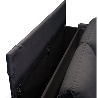 Sofa SOL 3 osobowa z funkcją spania stelaż włoski z materacem 160 cm i pojemnikiem