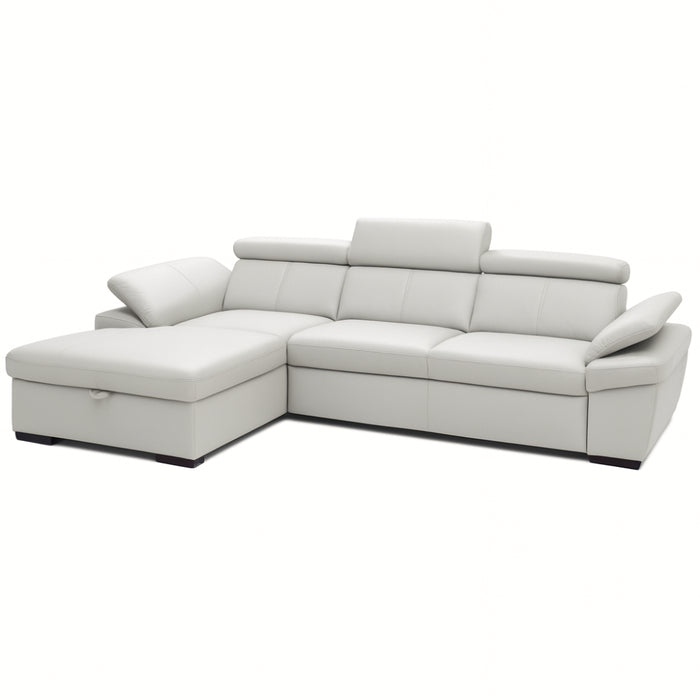 Narożnik SALERNO rozkładany z pojemnikiem i ruchomymi zagłówkami