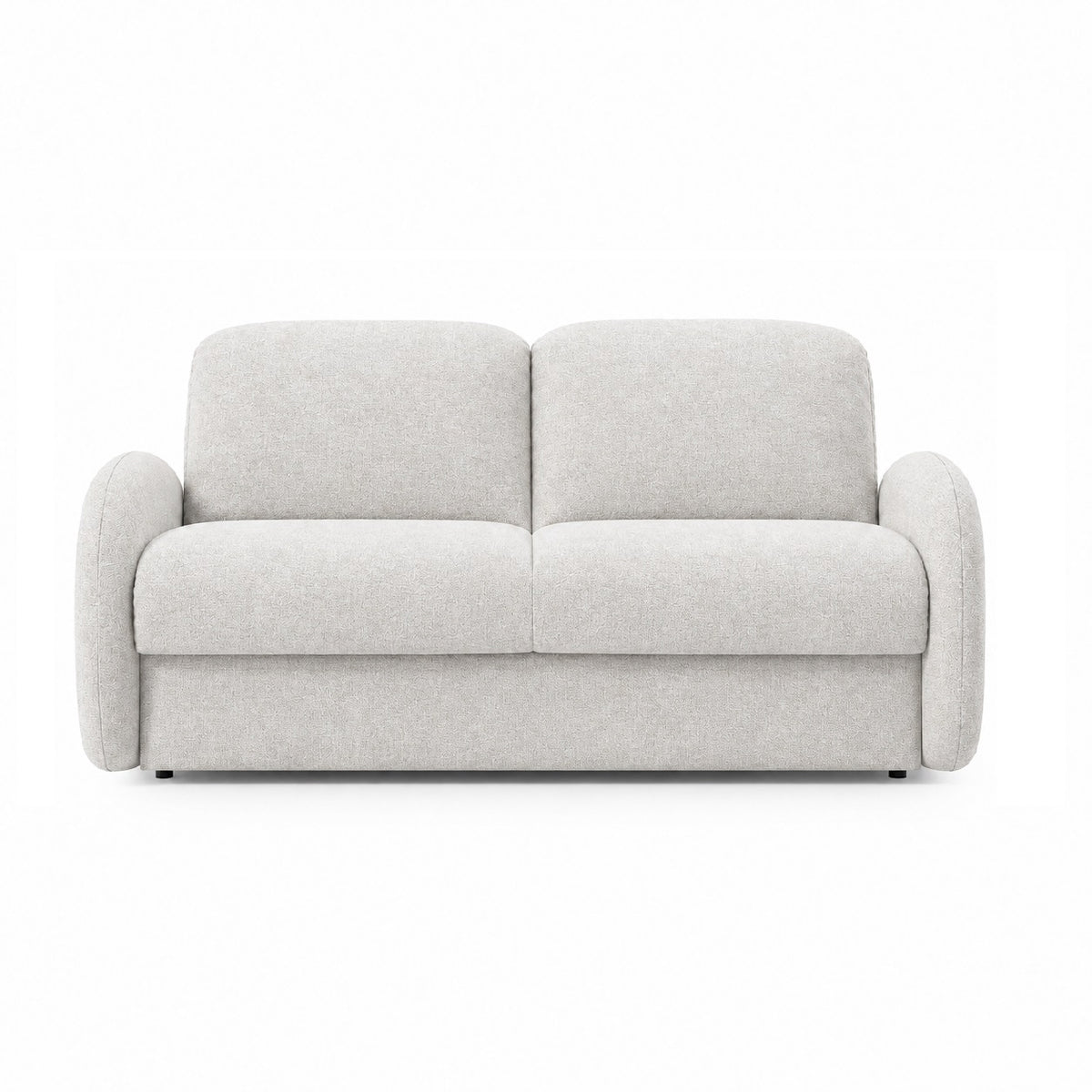Sofa BELLA 2 osobowa z funkcją spania stelaż włoski z materacem 120 cm i pojemnikiem