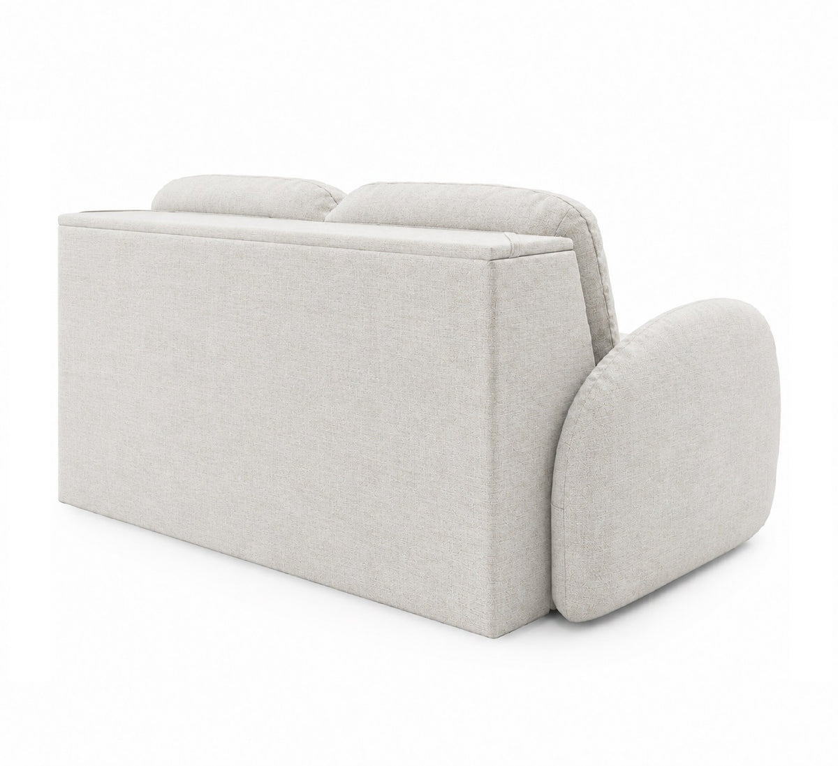 Sofa BELLA 2 osobowa z funkcją spania stelaż włoski z materacem 120 cm i pojemnikiem