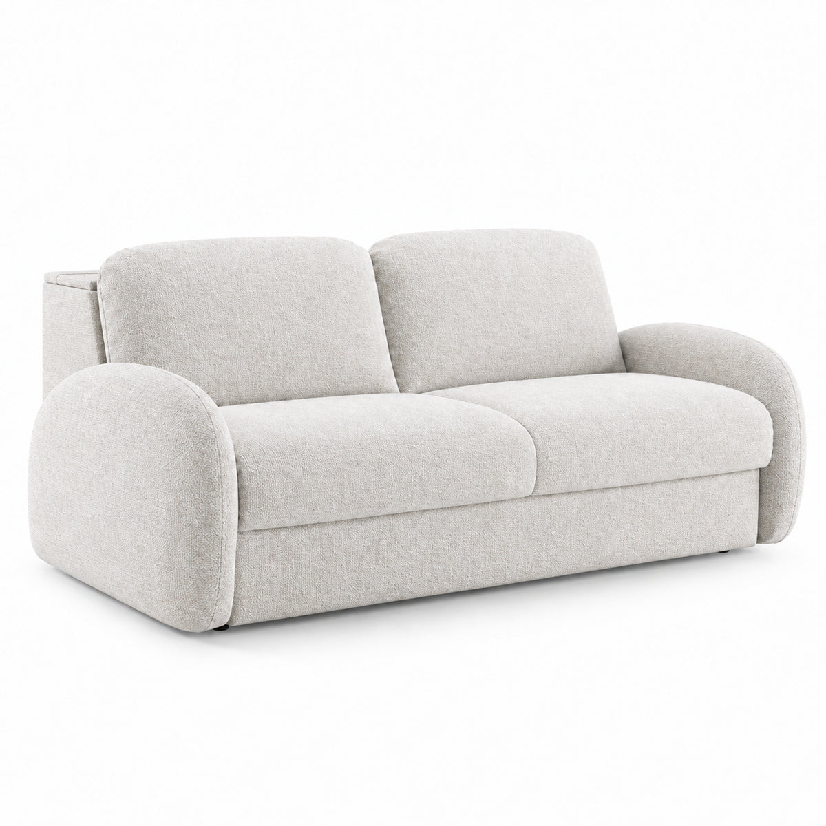 Sofa BELLA 2,5 osobowa z funkcją spania stelaż włoski z materacem 140 cm i pojemnikiem
