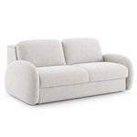 Sofa BELLA 2,5 osobowa z funkcją spania stelaż włoski z materacem 140 cm i pojemnikiem