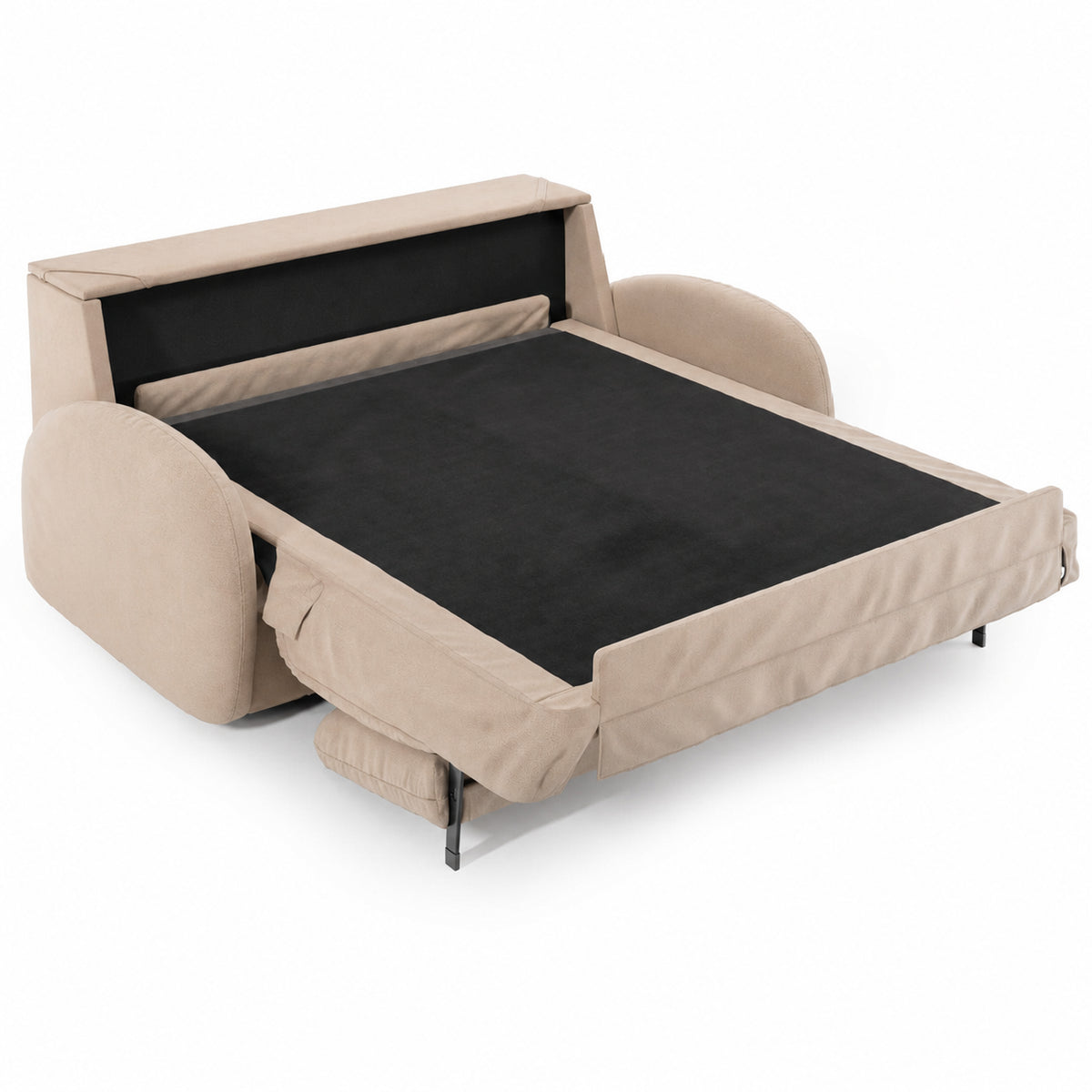 BELLA 3-seater sofa with sleeping function, Italian frame, 160 cm mattress and storage box 