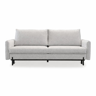Sofa BJORK rozkładana z pojemnikiem na metalowych nóżkach