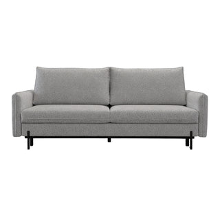 Sofa BJORK rozkładana z pojemnikiem na metalowych nóżkach