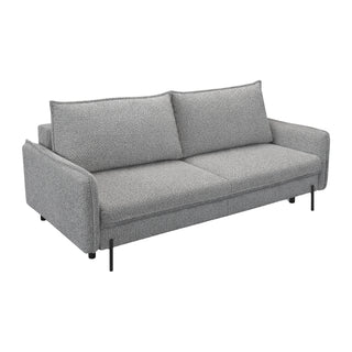 Sofa BJORK rozkładana z pojemnikiem na metalowych nóżkach