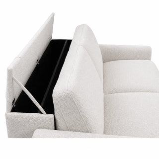 Sofa DOLLY 3 osobowa z funkcją spania stelaż włoski pro z materacem 160 cm i pojemnikiem