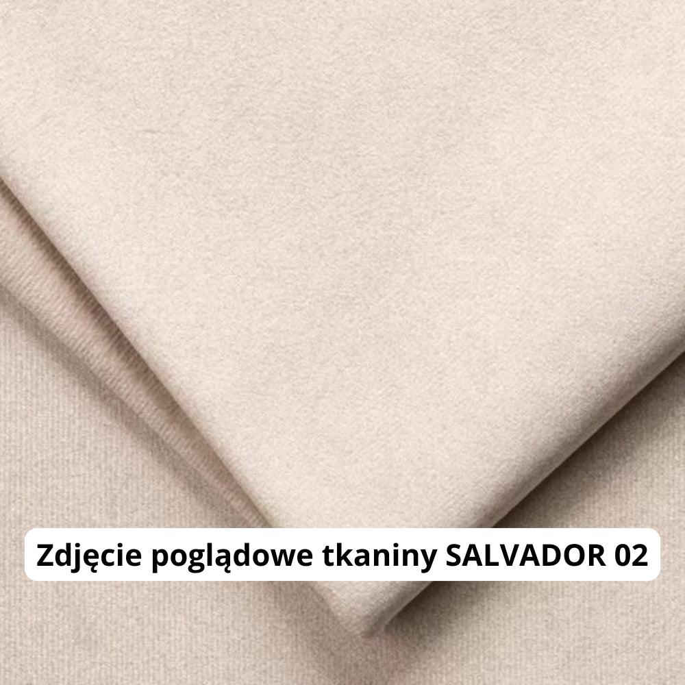 Sofa EMA 2,5 osobowa z pojemnikiem i funkcją spania codziennego stelaż włoski z materacem 140 cm